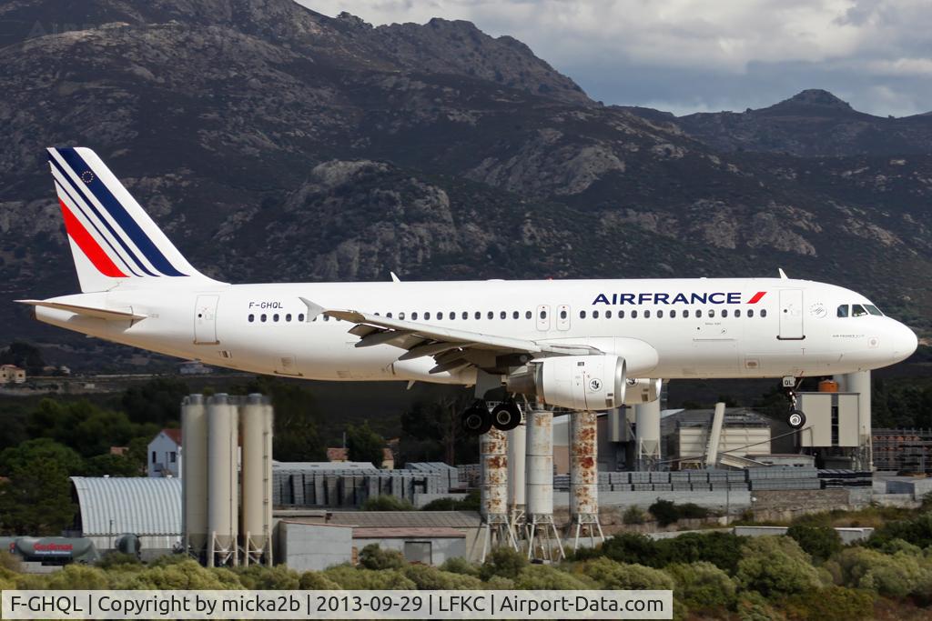 F-GHQL, 1991 Airbus A320-211 C/N 0239, Landing