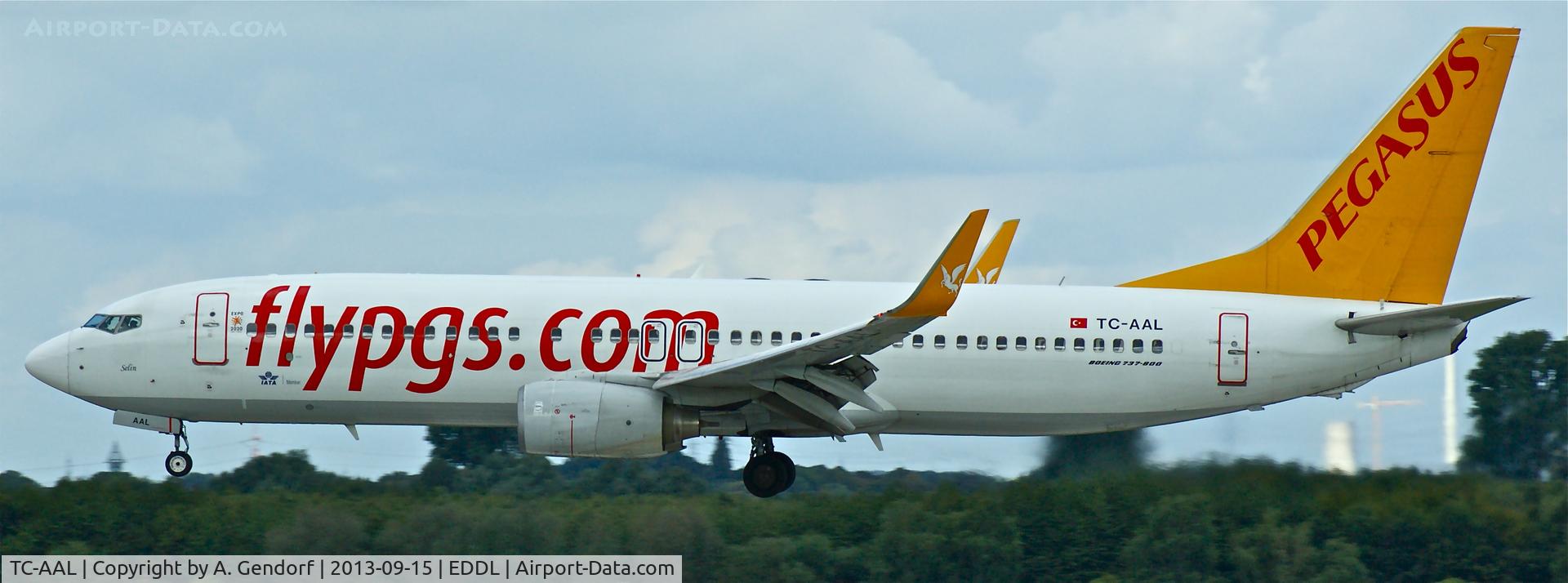 TC-AAL, 2009 Boeing 737-82R C/N 35984, Pegasus Airlines, seen here on short finals RWY 23L at Düsseldorf Int´l(EDDL)