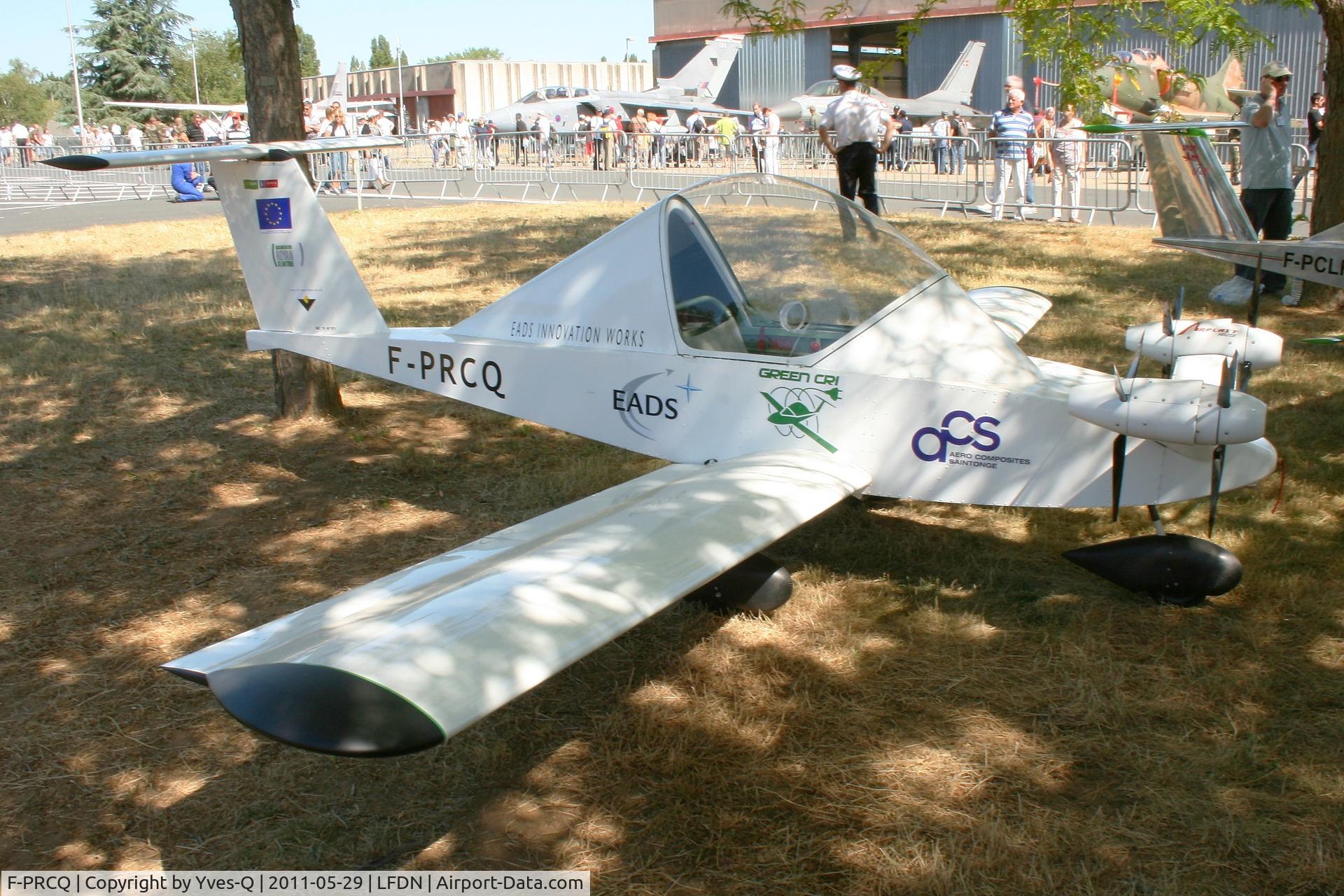 F-PRCQ, Colomban MC-15 Cri-Cri (Cricket) C/N 171, Colomban MC-15 Cri-Cri, Rochefort-St Agnant AB 721 (LFDN-RCO). It's the world's first all-electric 4-engines aircraft, realized by EADS Innovation Works.