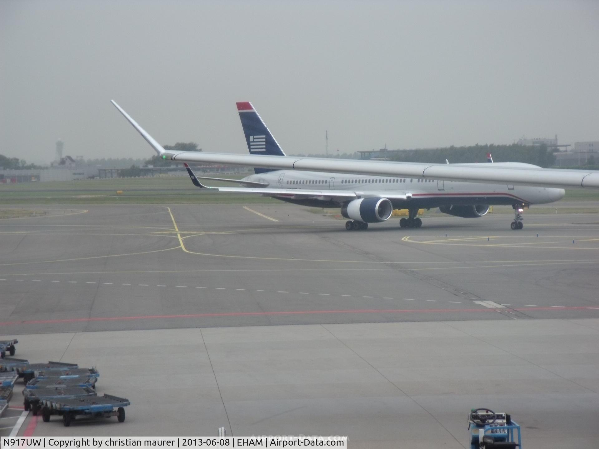 N917UW, 1982 Boeing 757-225 C/N 22193, US-AIRWAYS BOEING 752 EX AMERICA      WEST