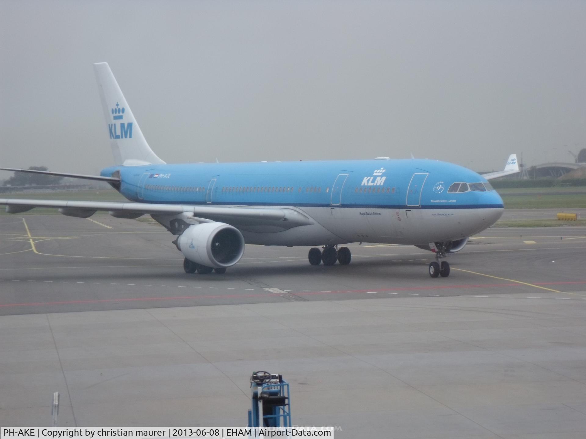 PH-AKE, 2012 Airbus A330-303 C/N 1381, KLM AIRBUS