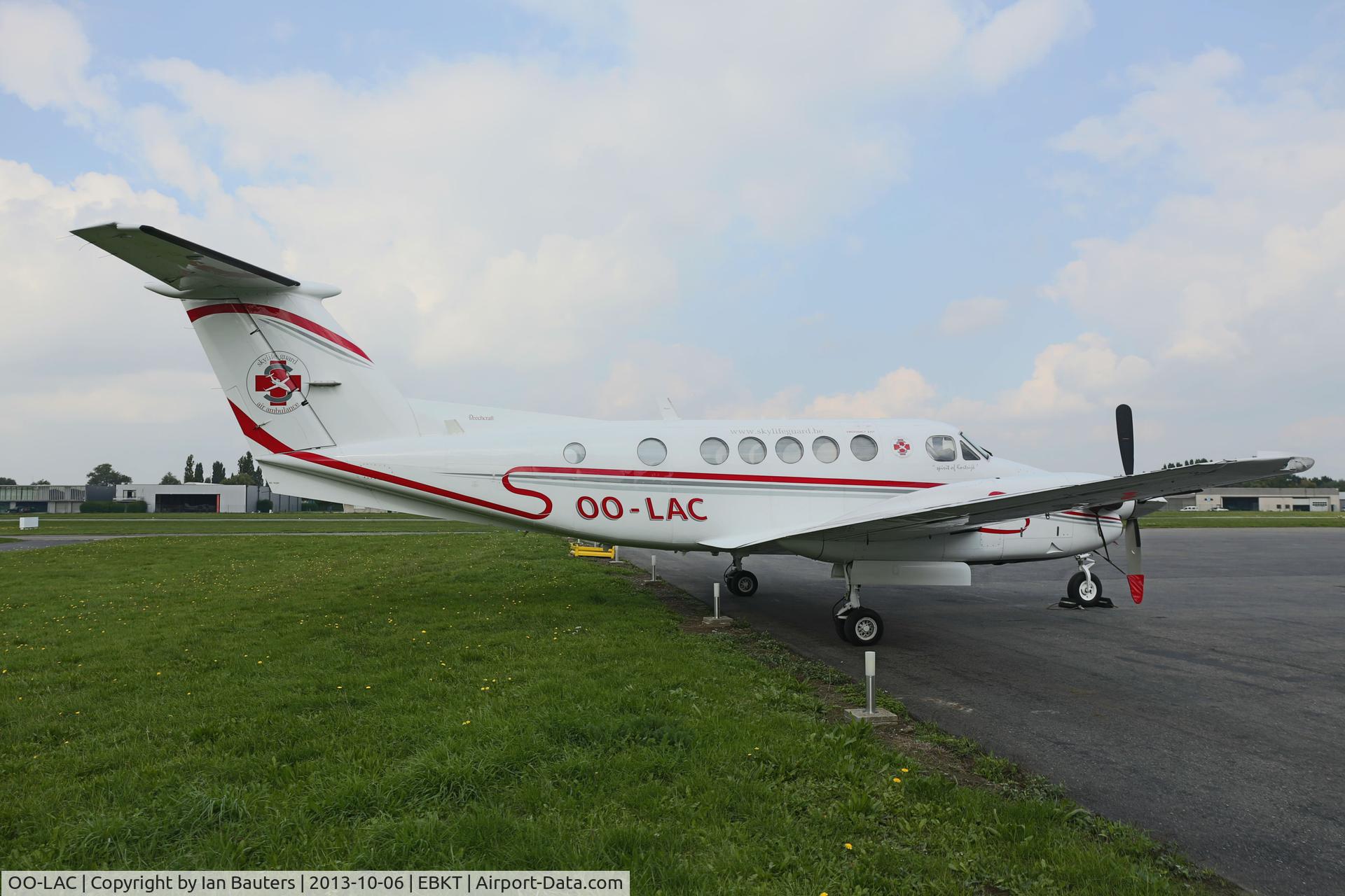 OO-LAC, 1982 Beech 200C Super King Air C/N BL-16, Spotted at the Airport days at EBKT on October 6, 2013
