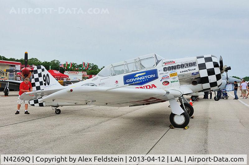 N4269Q, 1953 North American T-6G Texan C/N 197-5, @Sun-N-Fun
