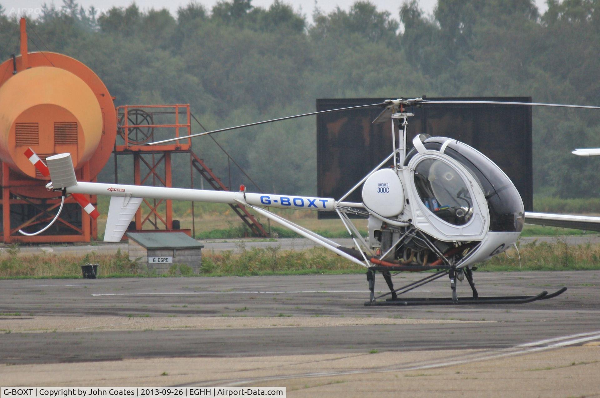 G-BOXT, 1974 Hughes 269C C/N 1040367, Visitor at BHL