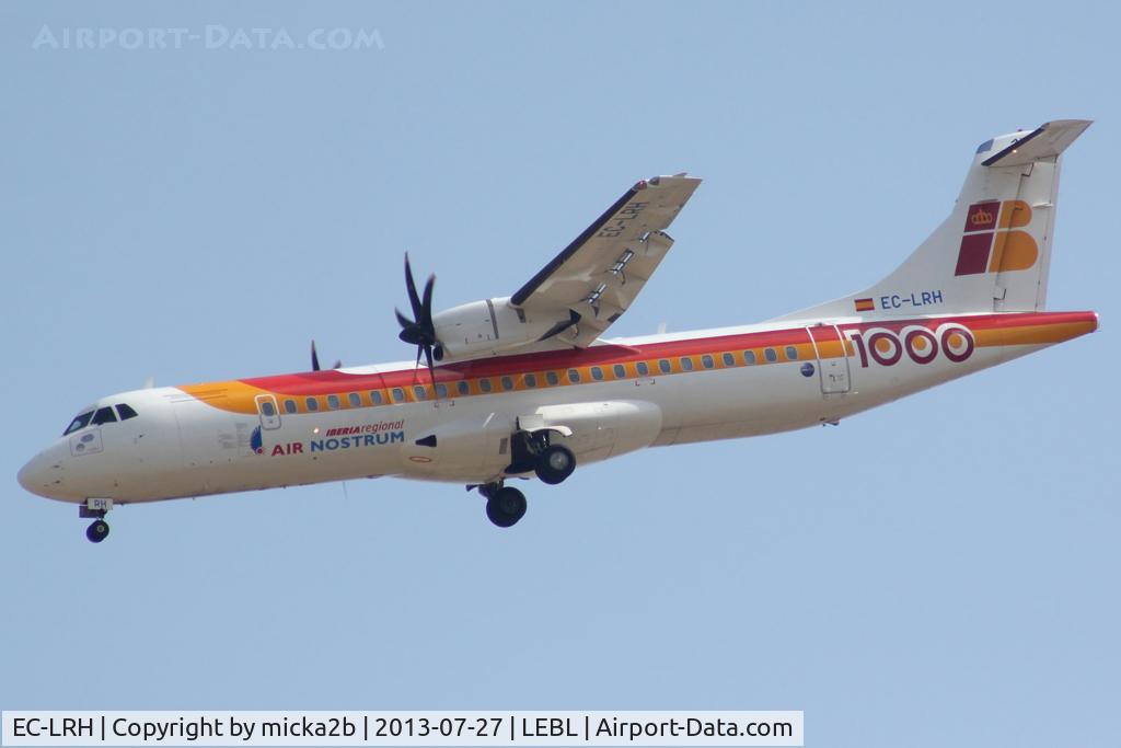 EC-LRH, 2012 ATR 72-600 C/N 999, Landing