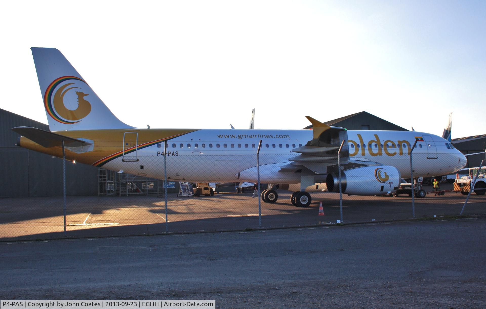 P4-PAS, 2004 Airbus A320-232 C/N 2128, Exiting paintshop