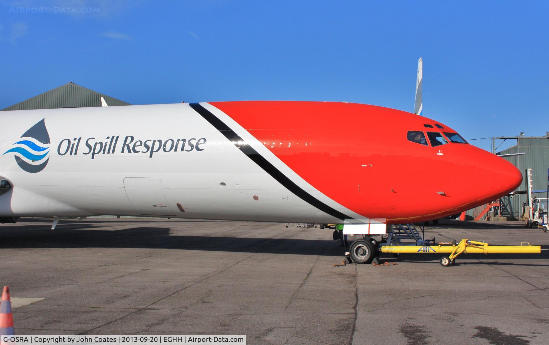 G-OSRA, 1984 Boeing 727-2S2F C/N 22938, Being cared for at European Aviation