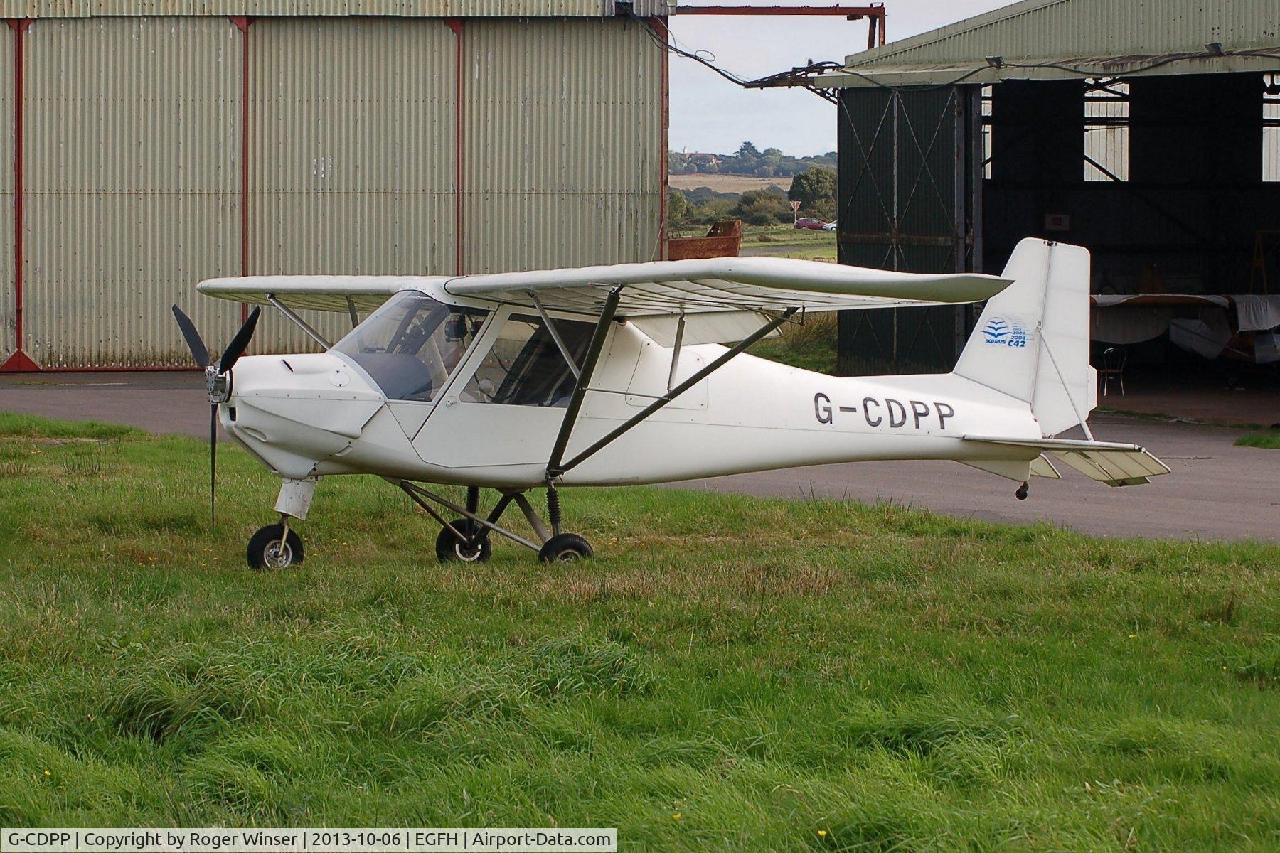 G-CDPP, 2005 Comco Ikarus C42 FB100 VLA C/N PFA 322-14423, Visiting Ikarus FB100.