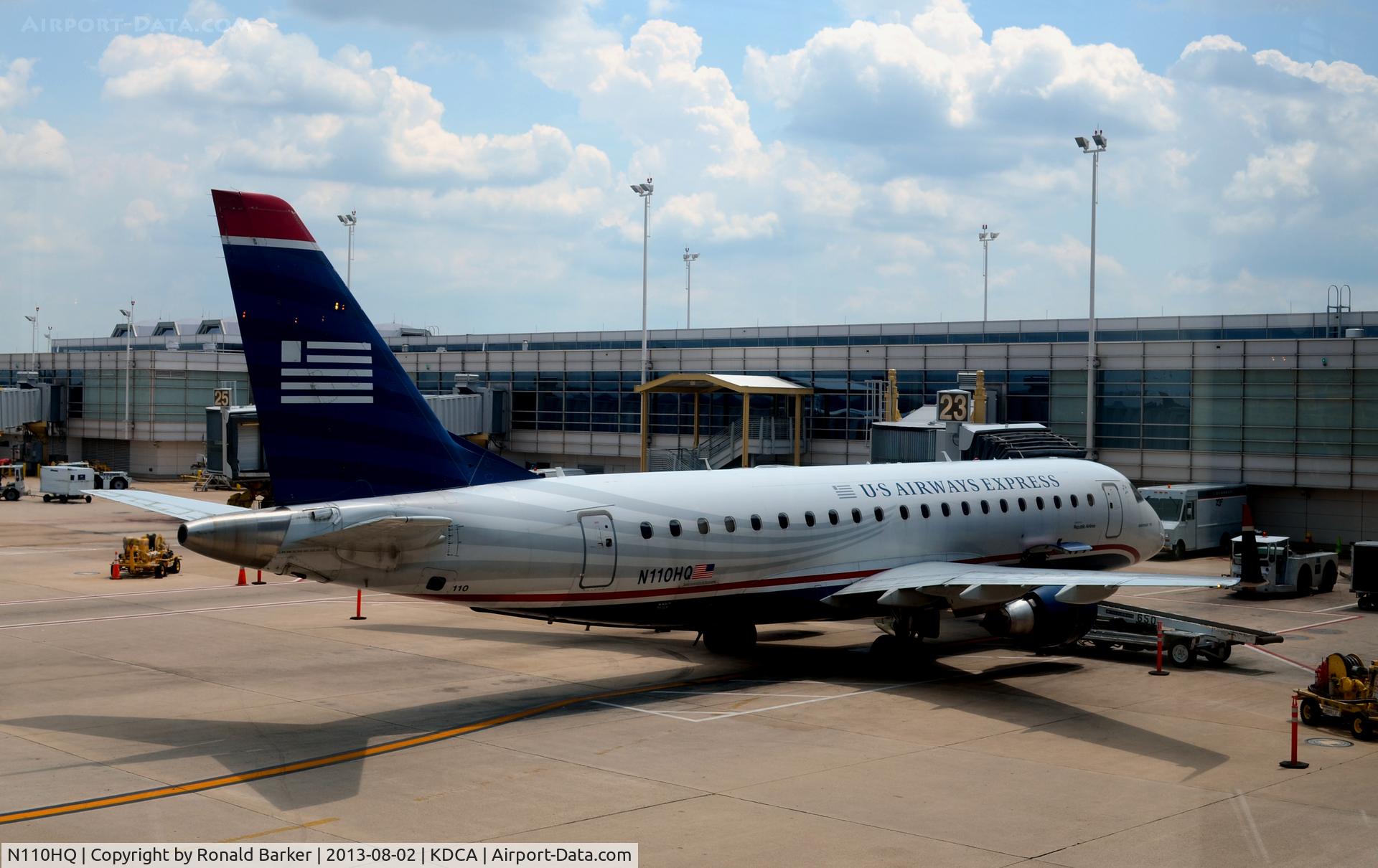 N110HQ, 2007 Embraer 175LR (ERJ-170-200LR) C/N 17000172, Gate 23 National