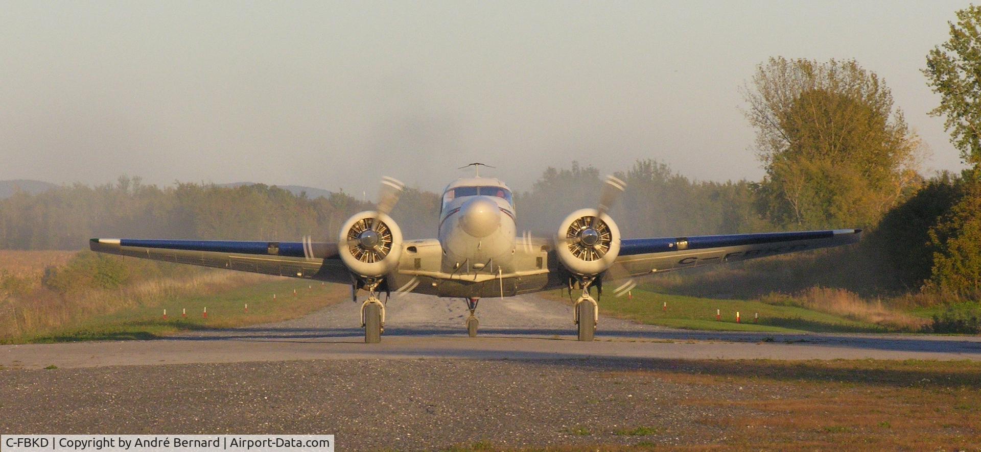 C-FBKD, 1956 Beech E18S C/N BA-196, At Farnham Qc