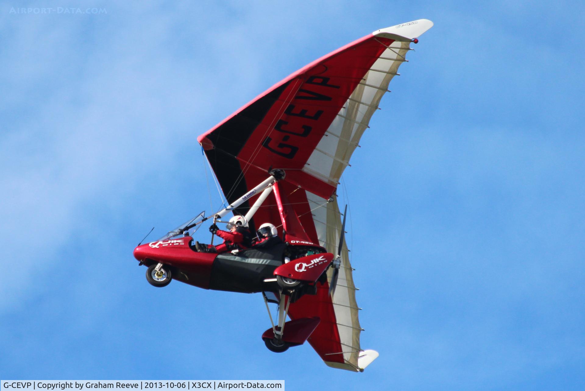 G-CEVP, 2007 P&M Aviation Quik GT450 C/N 8329, Just airbourne.