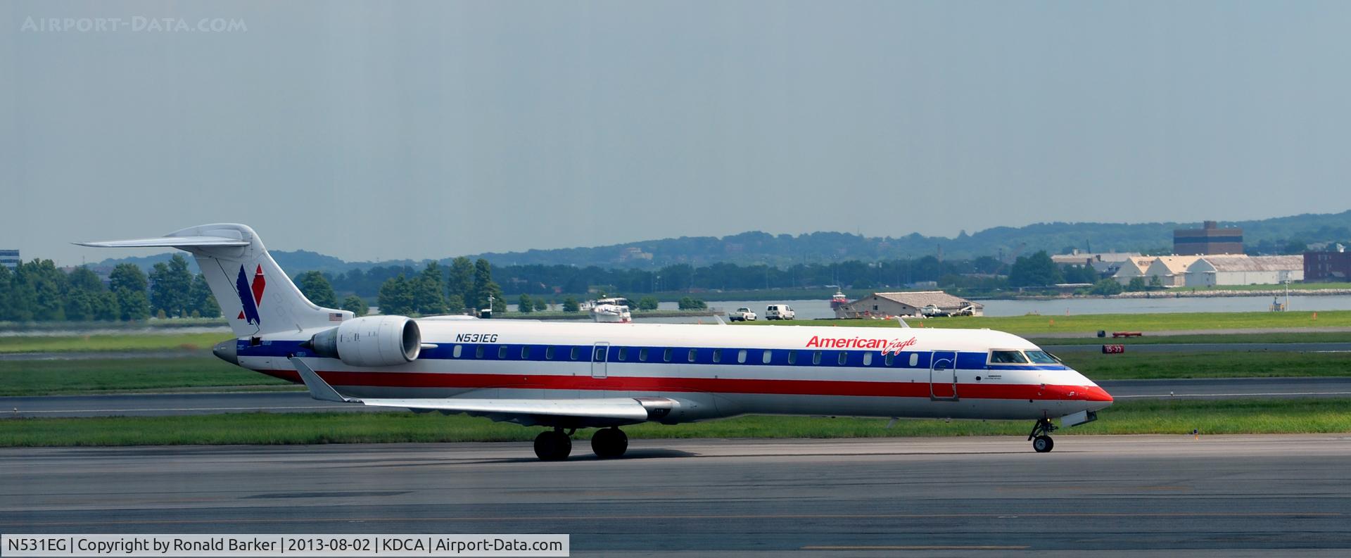 N531EG, Bombardier CRJ-702 (CL-600-2C10) Regional Jet C/N 10309, Taxi National