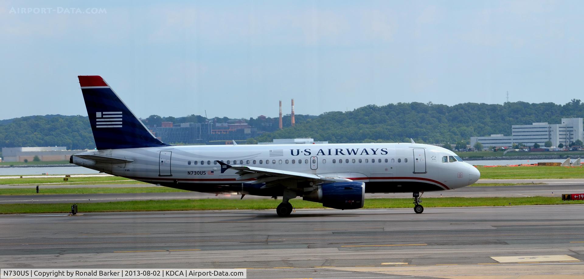 N730US, 2000 Airbus A319-112 C/N 1182, Taxi National