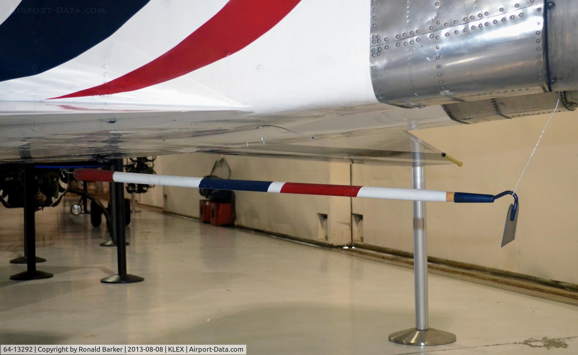 64-13292, 1964 Northrop AT-38B Talon C/N N.5721, Aviation Museum of KY.  AT-38 with an unusual tailhook