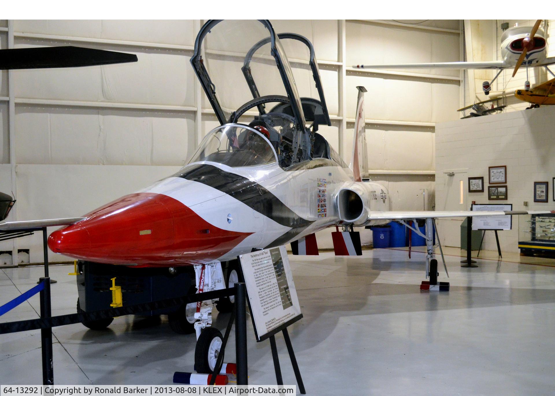 64-13292, 1964 Northrop AT-38B Talon C/N N.5721, Aviation Museum of KY
