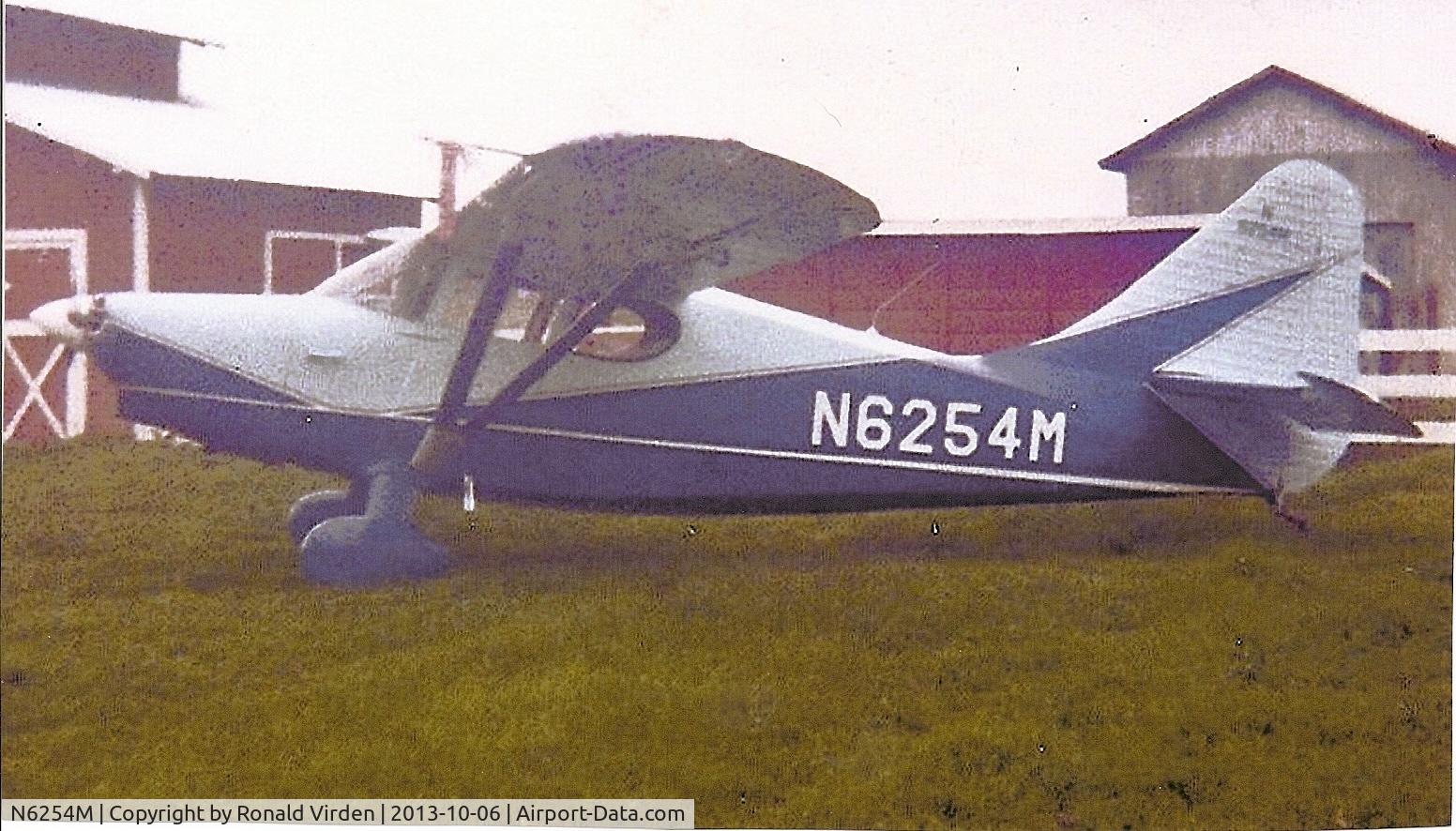 N6254M, 1948 Stinson 108-3 Voyager C/N 108-4254, 1948 Stinson 108-3 N6254M taken in 1968. Damaged in wind storm.