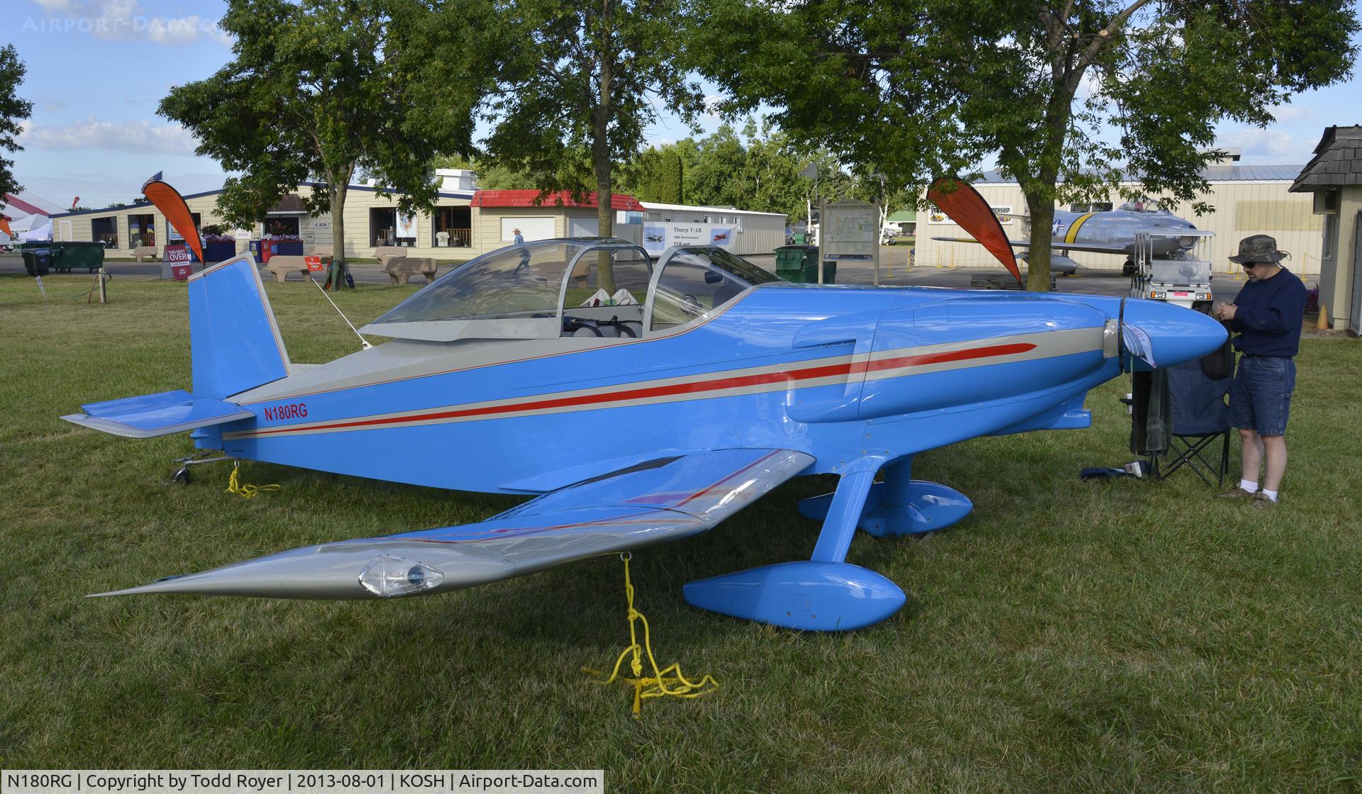 N180RG, 1985 Thorp T-18 Tiger C/N 987, Airventure 2013