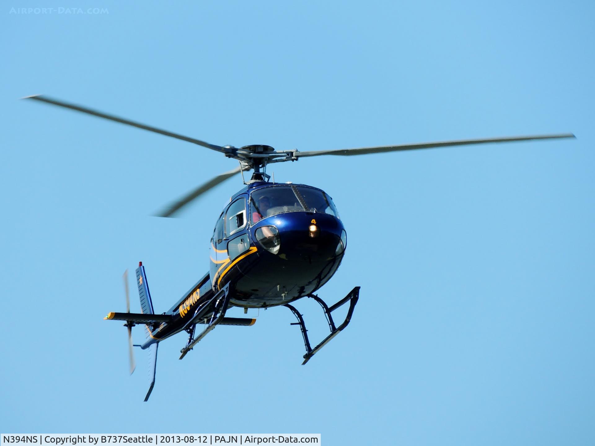 N394NS, 1979 Aerospatiale AS-350B Ecureuil C/N 1066, Arriving at PAJN
