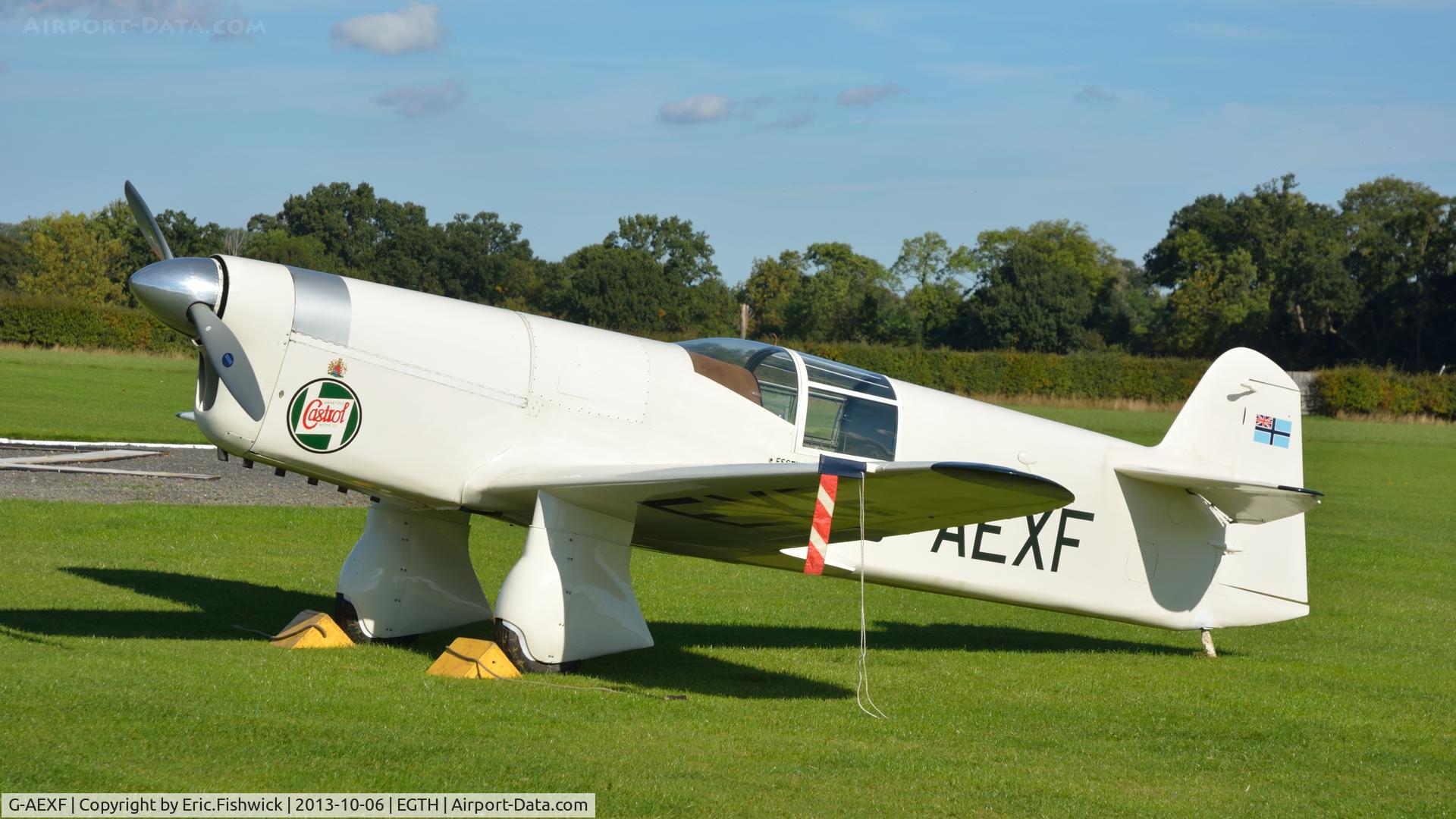 G-AEXF, 1936 Percival E-2H Mew Gull C/N E22, 3. G-AEXF at The Shuttleworth Collection October Flying Day - (The final Flying Day of their 50th Anniversary Season.)
