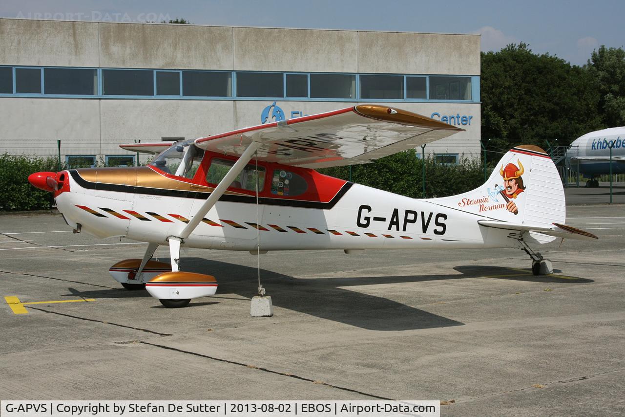 G-APVS, 1957 Cessna 170B C/N 26156, Parked on apron 3.