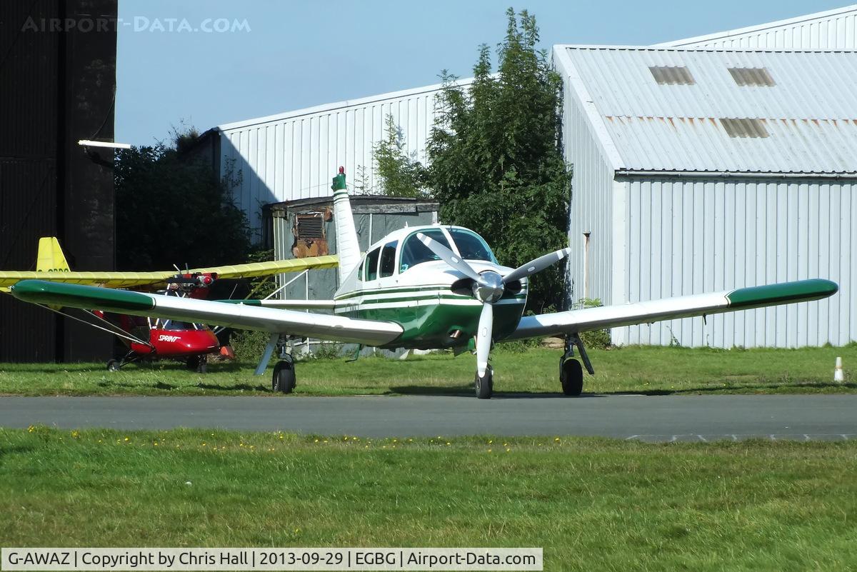G-AWAZ, 1968 Piper PA-28R-180 Cherokee Arrow C/N 28R-30512, privately owned