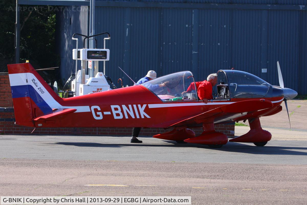 G-BNIK, 1974 Robin HR-200-120B C/N 43, Leicester resident