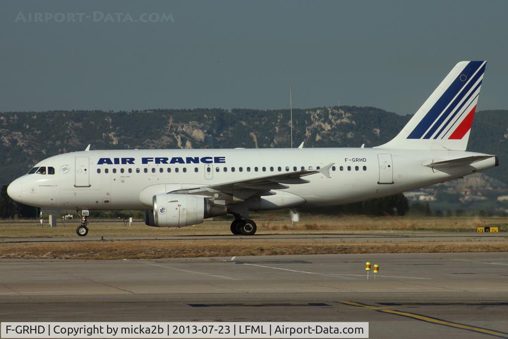 F-GRHD, 1999 Airbus A319-111 C/N 1000, Taxiing