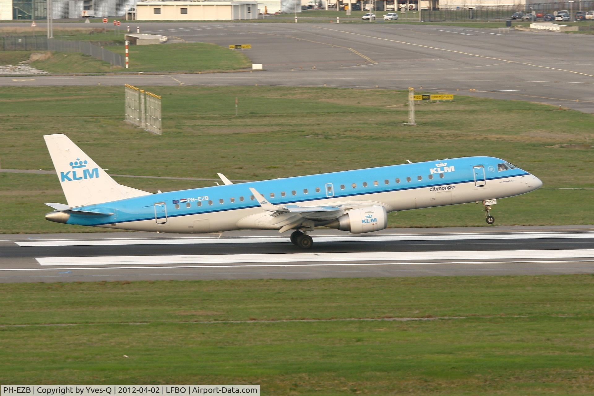 PH-EZB, 2008 Embraer 190LR (ERJ-190-100LR) C/N 19000235, Embraer ERJ-190-100LR 190LR, Toulouse-Blagnac Airport (LFBO-TLS)
