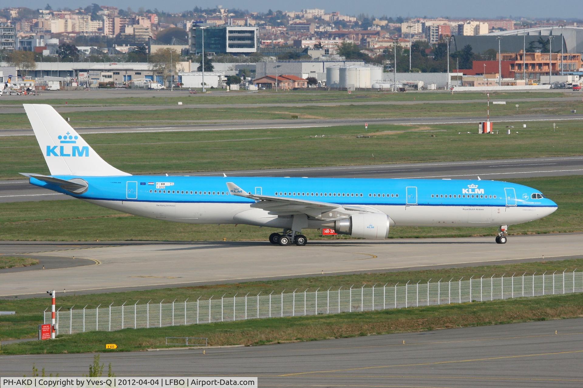 PH-AKD, 2012 Airbus A330-303 C/N 1300, Airbus A330-303,  Toulouse-Blagnac (LFBO-TLS)