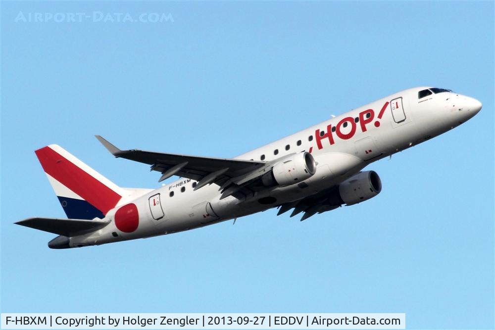 F-HBXM, 2003 Embraer 170LR (ERJ-170-100LR) C/N 17000010, Up and away to CDG.....