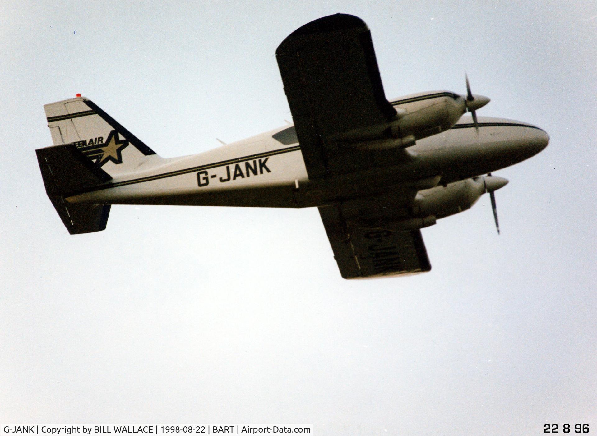G-JANK, 1964 Piper PA-E23-250 Aztec C/N 27-2754, BARTON AIRFIELD 22 8 1998