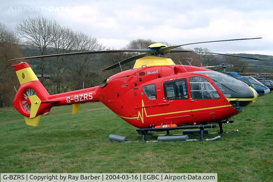 G-BZRS, 2000 Eurocopter EC-135T-2 C/N 0166, Eurocopter EC.135T2+ [0166] (Bond Air Services) Cheltenham Racecourse~G 16/03/2004