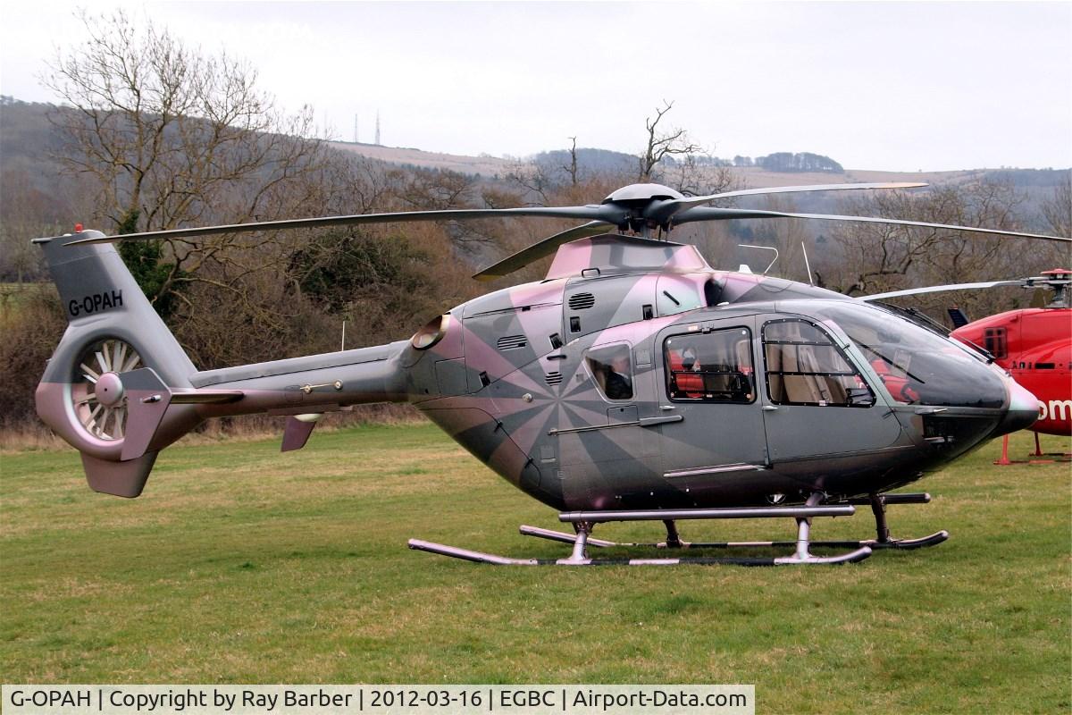 G-OPAH, 2007 Eurocopter EC-135T-2+ C/N 0635, G-OPAH   Eurocopter EC.135T2+ [0635] (GB Helicopters) Cheltenham Racecourse~G 16/03/2012