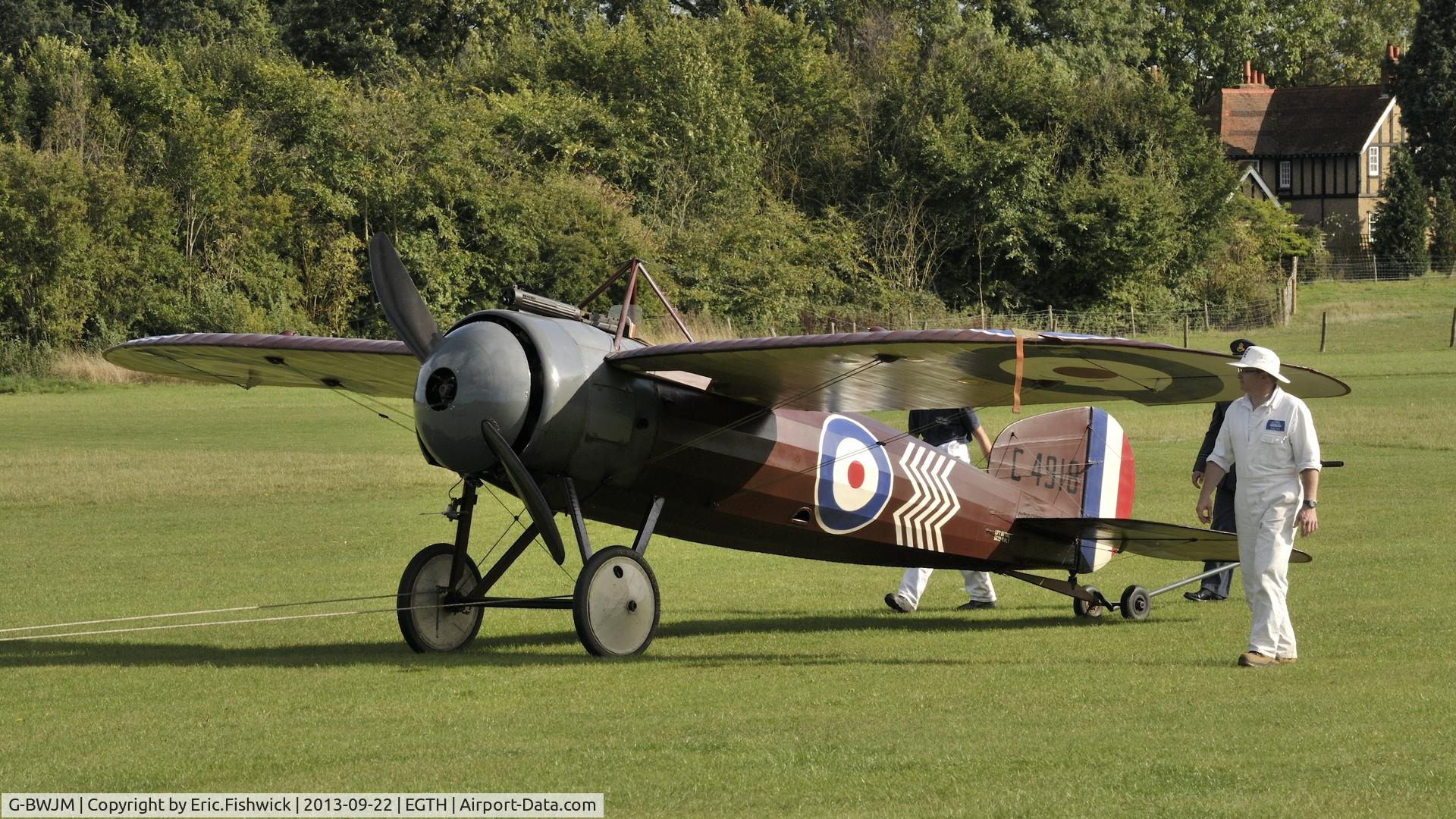 G-BWJM, 1981 Bristol M-1C Replica C/N NAW-2, 4. G-BWJM at the Shuttleworth Uncovered Air Display, Sept. 2013