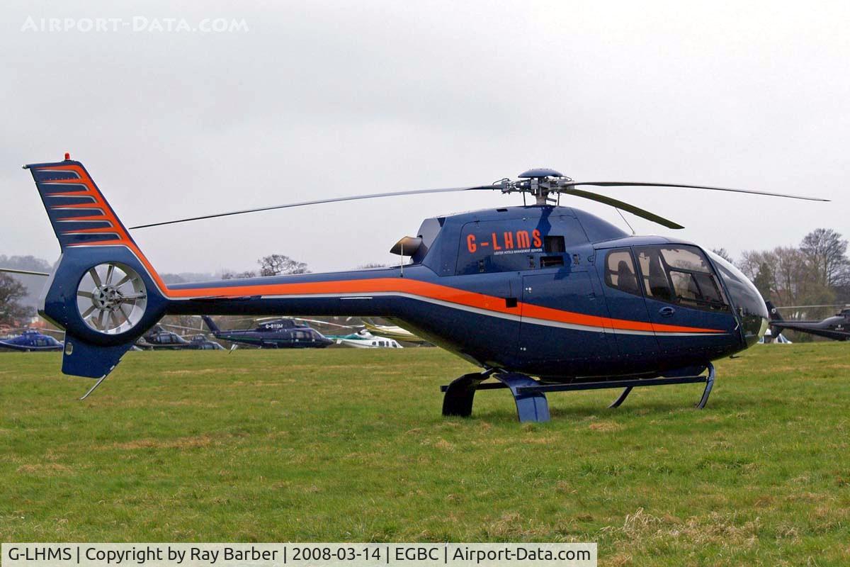 G-LHMS, 2006 Eurocopter EC-120B Colibri C/N 1442, Eurocopter EC.120B Colibri [1442] (Hadley Helicopters Ltd) Cheltenham Racecourse~G 14/03/2008