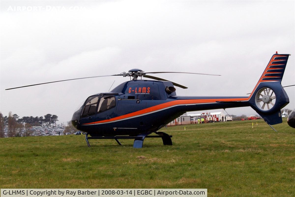 G-LHMS, 2006 Eurocopter EC-120B Colibri C/N 1442, Eurocopter EC.120B Colibri [1442] (Hadley Helicopters Ltd) Cheltenham Racecourse~G 14/03/2008