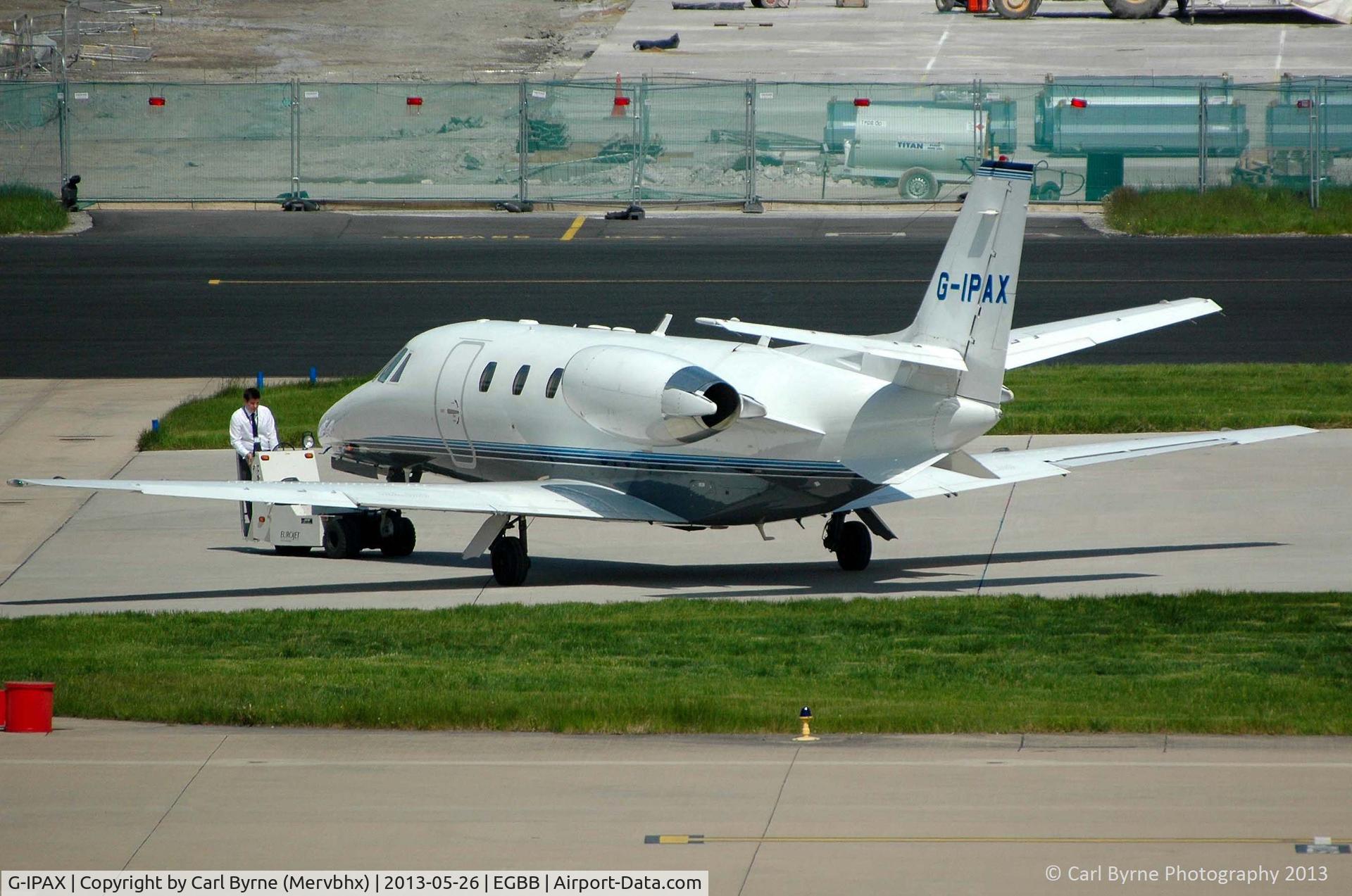 G-IPAX, 2002 Cessna 560XL Citation Excel C/N 560-5228, Taken from the MSCP.