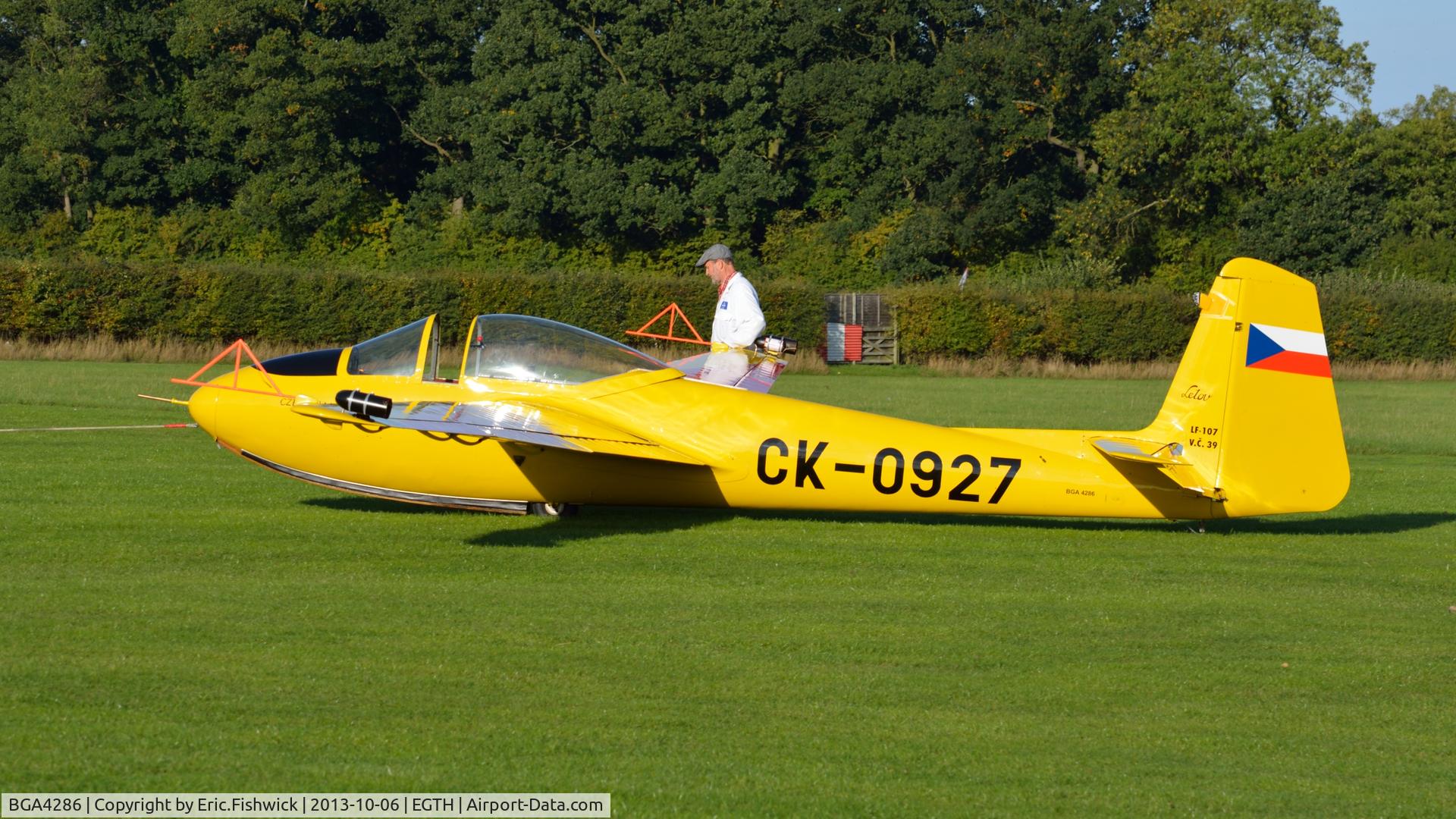 BGA4286, Letov LF-107 Lunak C/N 39, 1. CK-0927 at The Shuttleworth Collection October Flying Day - (The final Flying Day of their 50th Anniversary Season.)