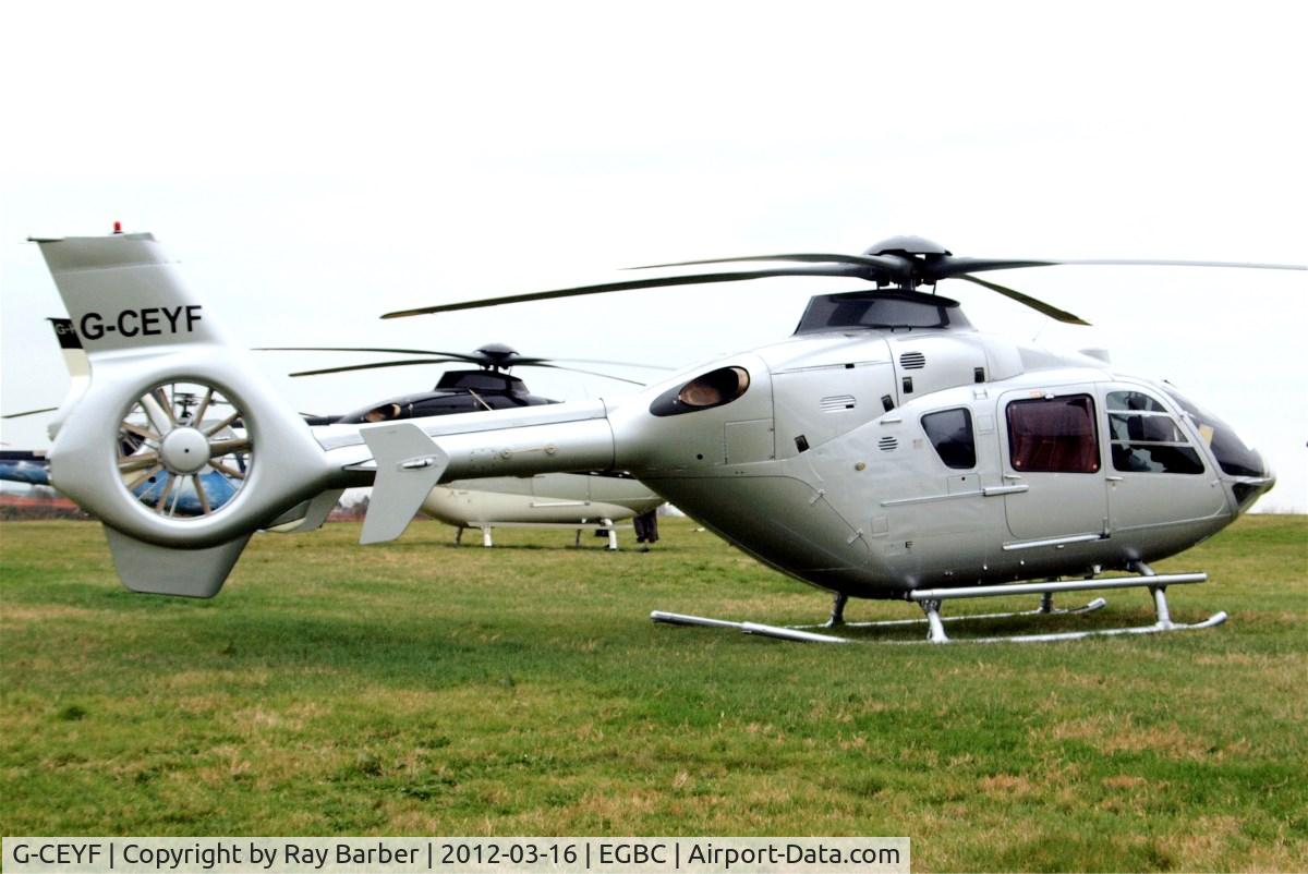 G-CEYF, 1999 Eurocopter EC-135T-1 C/N 0115, Eurocopter EC.135T1 [0115] (Starspeed) Cheltenham Racecourse~G 16/03/2012