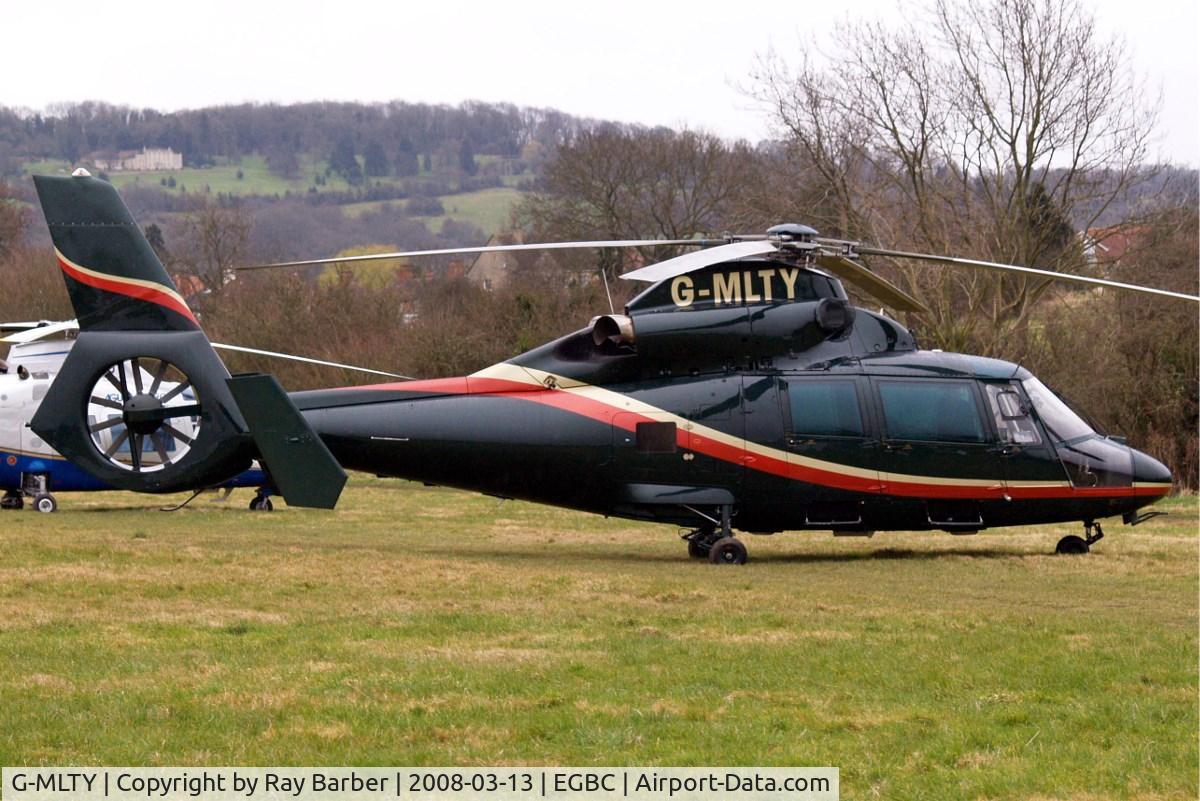 G-MLTY, 1991 Aerospatiale AS-365N-2 Dauphin C/N 6431, G-MLTY   Aerospatiale AS.365N2 Dauphin [6431] Cheltenham Racecourse~G 13/03/2008