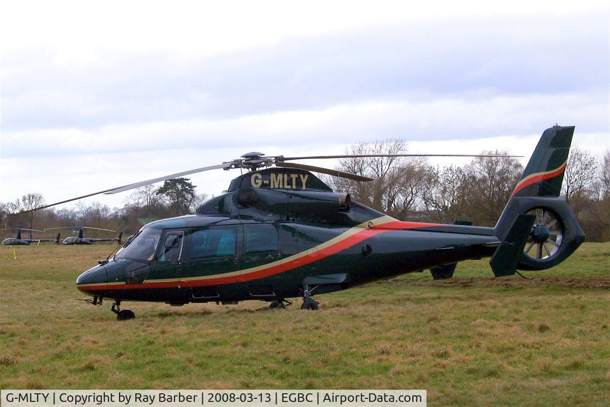 G-MLTY, 1991 Aerospatiale AS-365N-2 Dauphin C/N 6431, G-MLTY   Aerospatiale AS.365N2 Dauphin [6431] Cheltenham Racecourse~G 13/03/2008