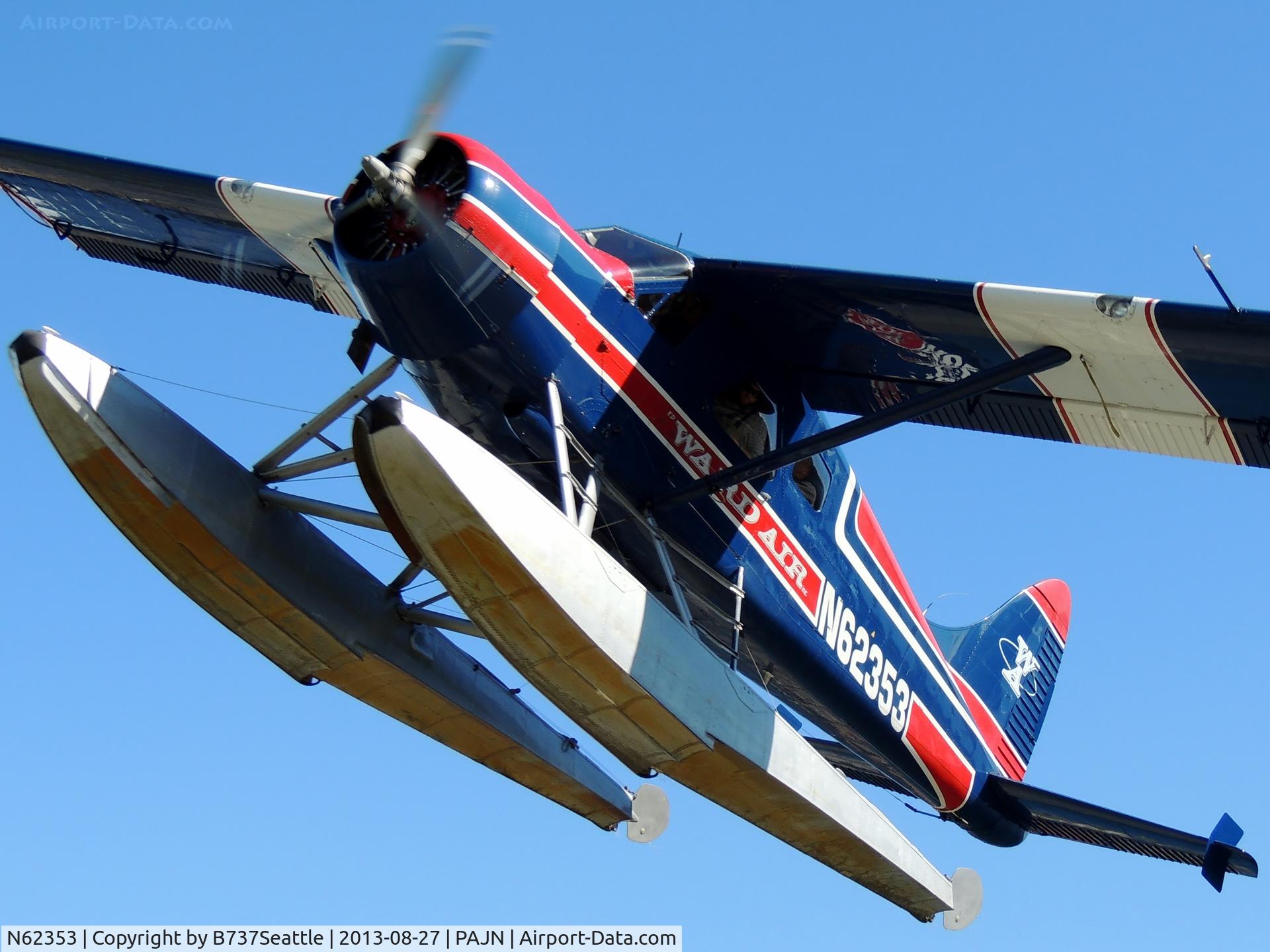N62353, 1959 De Havilland Canada DHC-2 Beaver Mk1 C/N 1363, Departing PAJN.