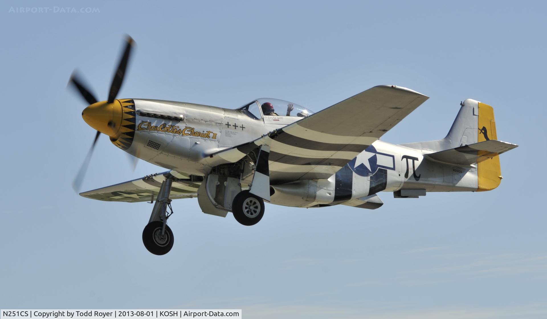N251CS, North American F-51D Mustang C/N 44-74977N, Airventure 2013