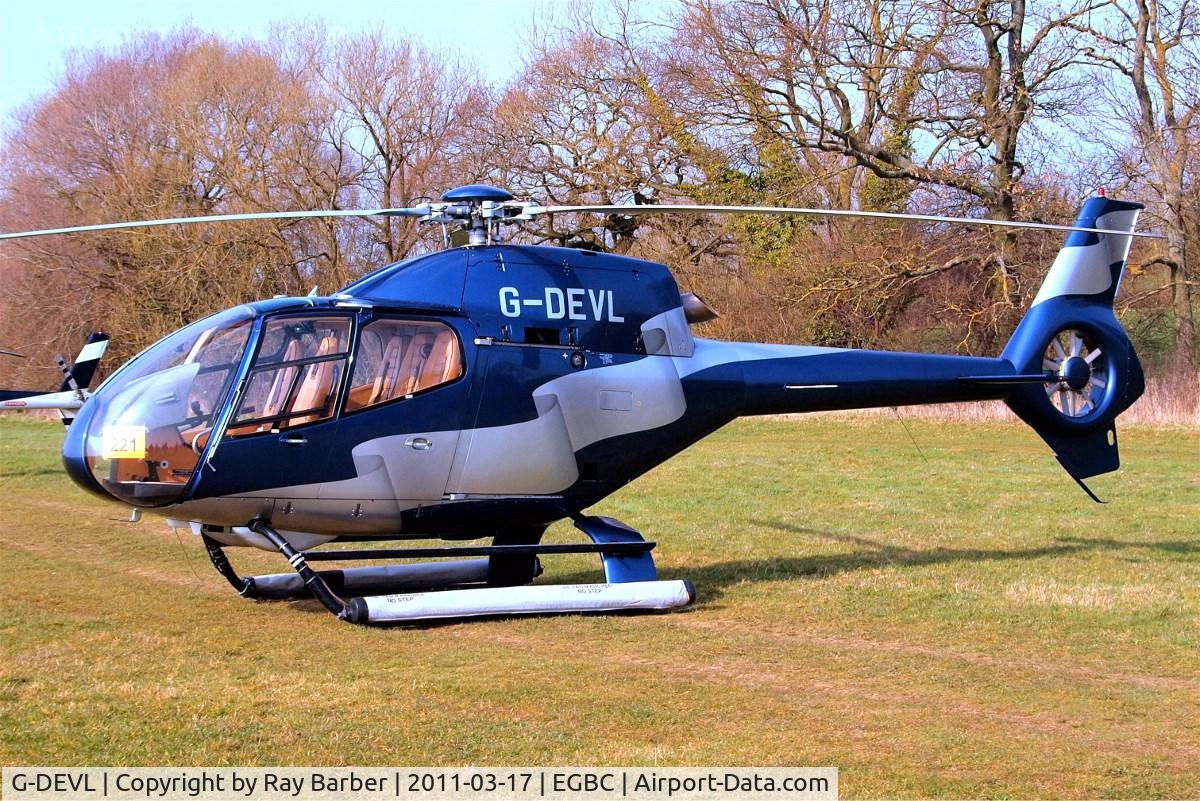 G-DEVL, 2001 Eurocopter EC-120B Colibri C/N 1273, Eurocopter EC.120B Colibri [1273] Cheltenham Racecourse~G 17/03/2011