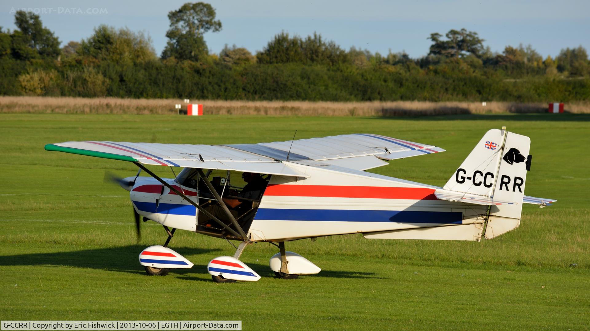 G-CCRR, 2004 Best Off Skyranger 912(1) C/N BMAA/HB/329, 1. G-CCRR - preparing to depart The Shuttleworth Collection October Flying Day, 2013.