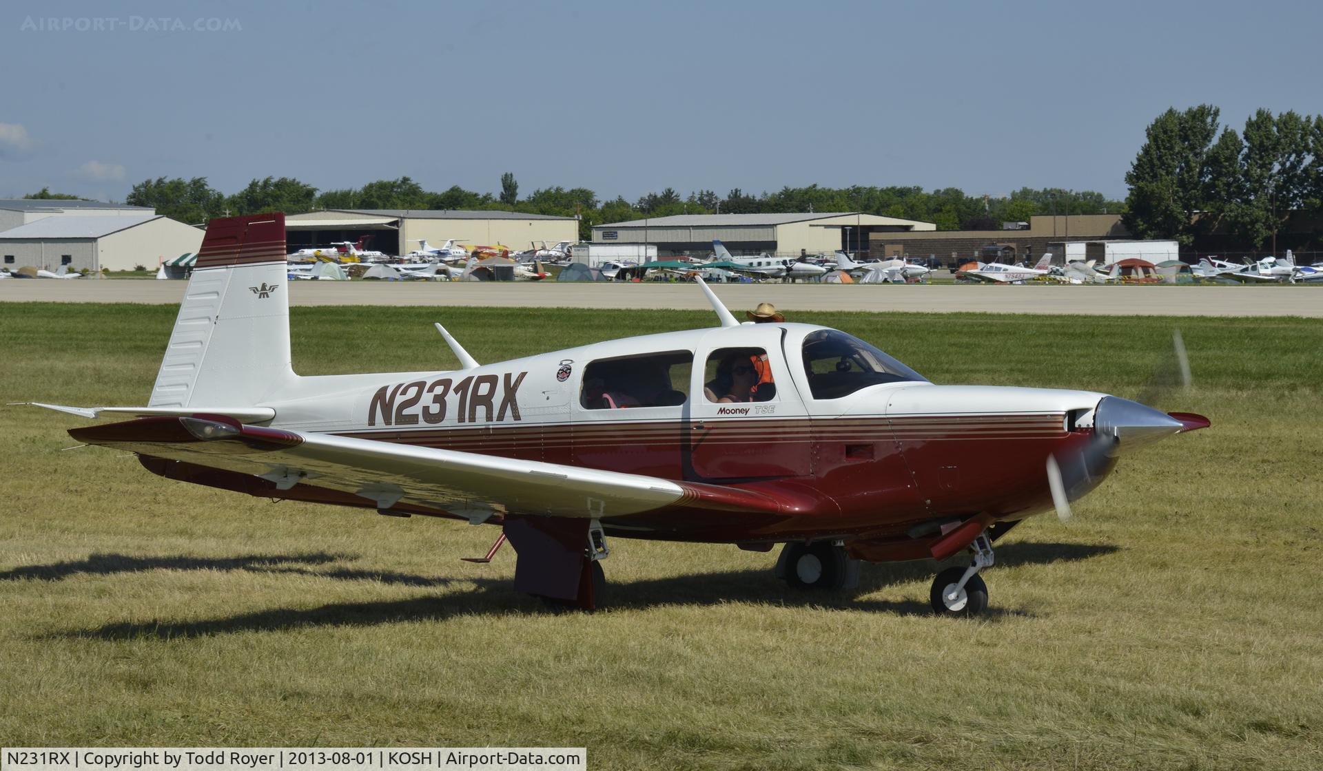 N231RX, 1980 Mooney M20K C/N 25-0305, Airventure 2013