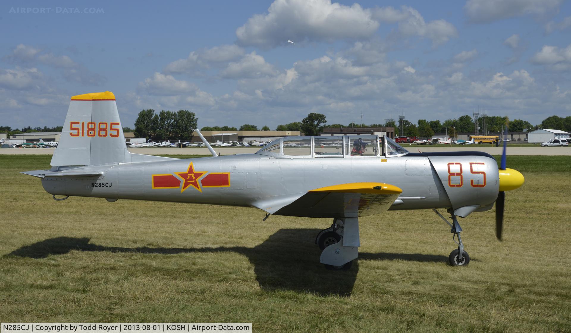N285CJ, 1965 Nanchang CJ-6 C/N 1232003, Airventure 2013