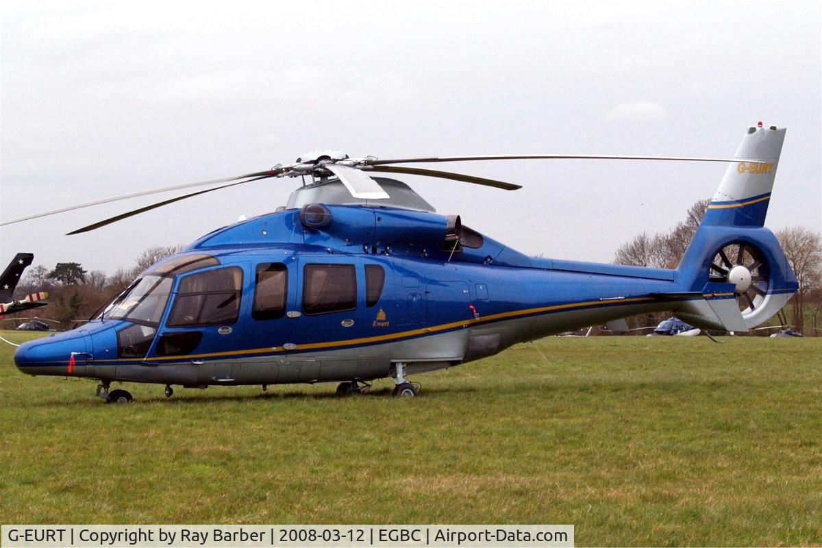G-EURT, 2007 Eurocopter EC-155B-1 C/N 6764, Eurocopter EC.155B1 Dauphin [6764] (William Ewart Properties Ltd) Cheltenham Race Course~G 13/03/2008