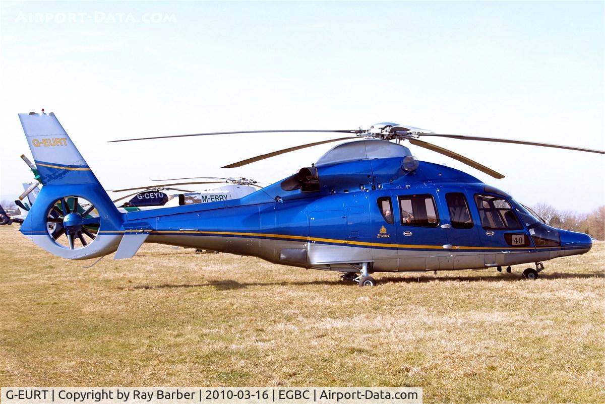 G-EURT, 2007 Eurocopter EC-155B-1 C/N 6764, Eurocopter EC.155B1 Dauphin [6764] (William Ewart Properties Ltd) Cheltenham Race Course~G 16/03/2010