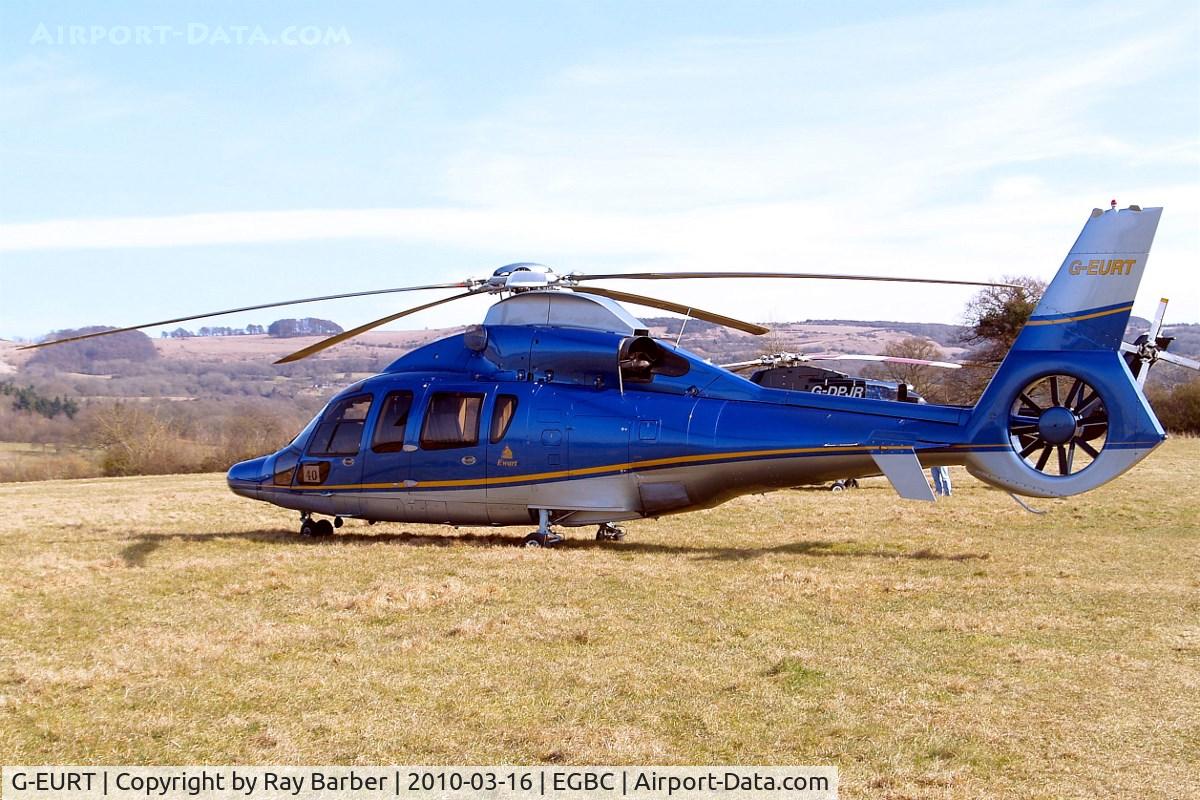 G-EURT, 2007 Eurocopter EC-155B-1 C/N 6764, Eurocopter EC.155B1 Dauphin [6764] (William Ewart Properties Ltd) Cheltenham Race Course~G 16/03/2010
